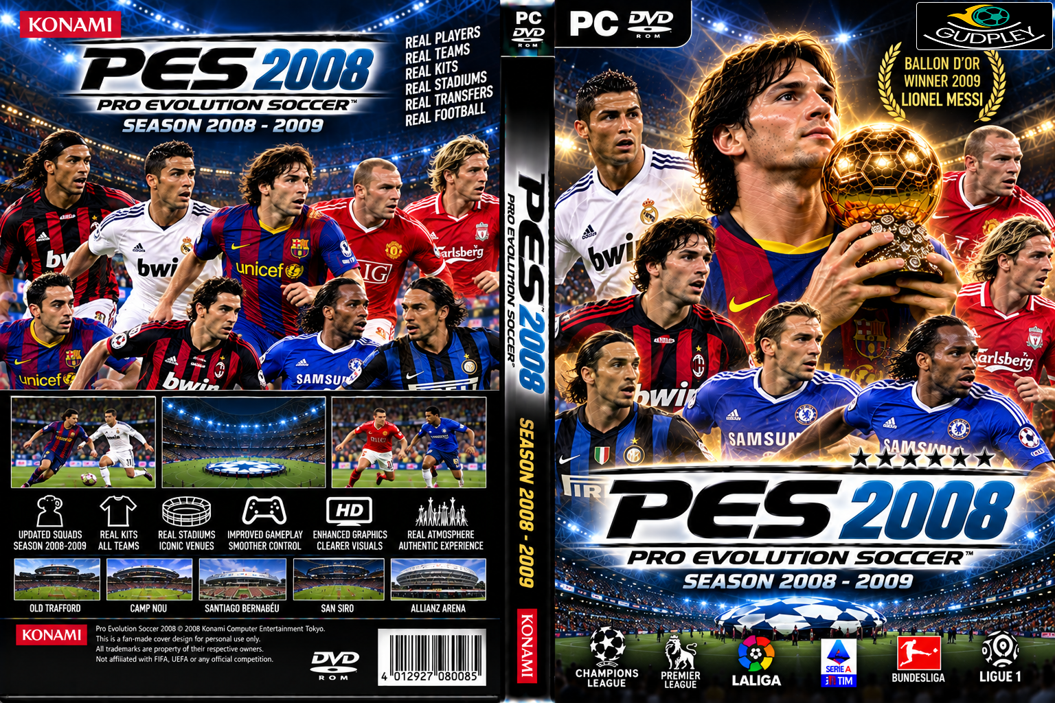 PES 2008 - Gudpley Patch Original Season 2008-09 (PC)
