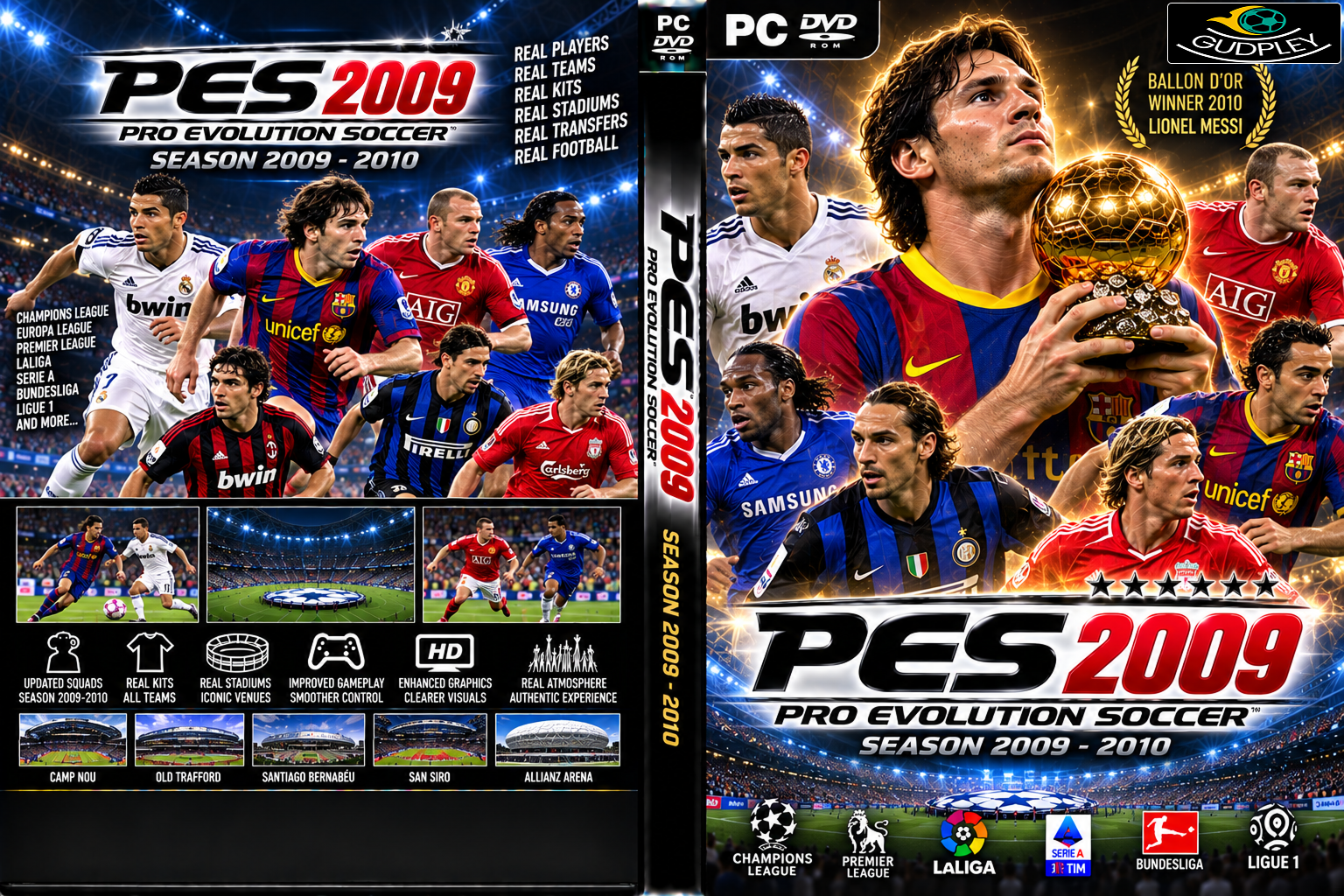 PES 2009 - Gudpley Patch Original Season 2009-10 (PC)