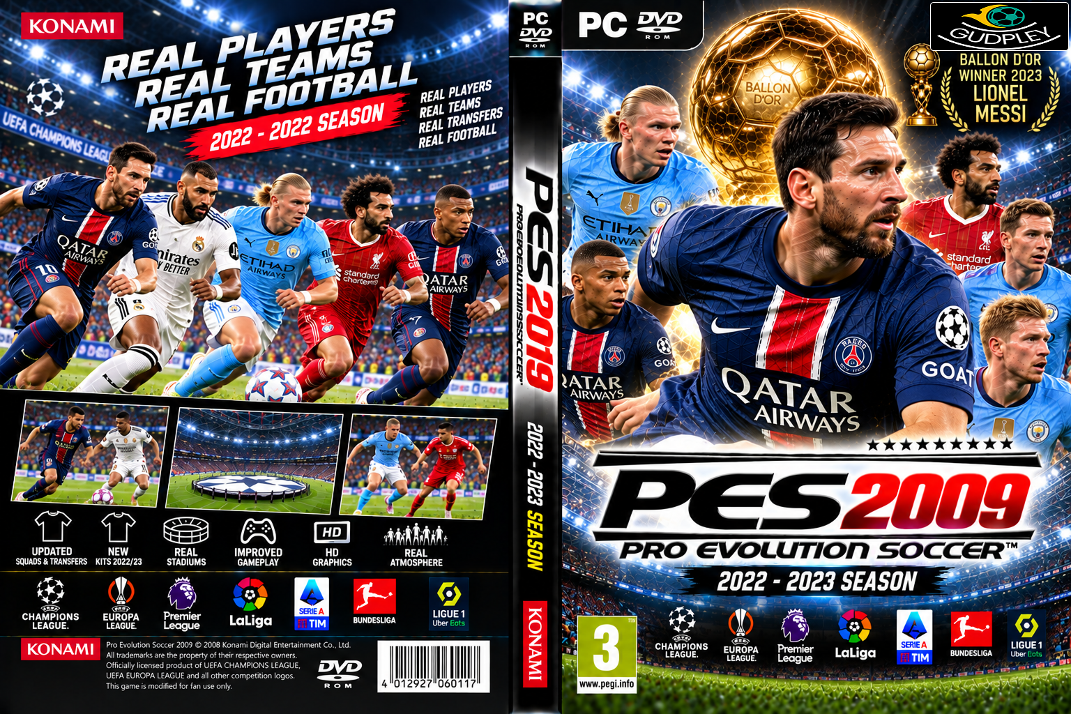 PES 2009 - Gudpley Patch Season 2022-23 (PC)