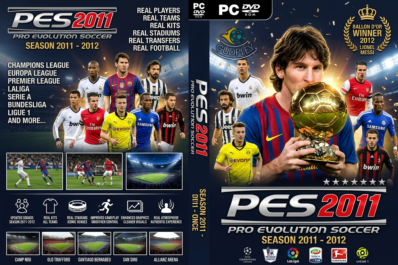 PES 2011 - Gudpley Patch Original Season 2011-12 (PC)