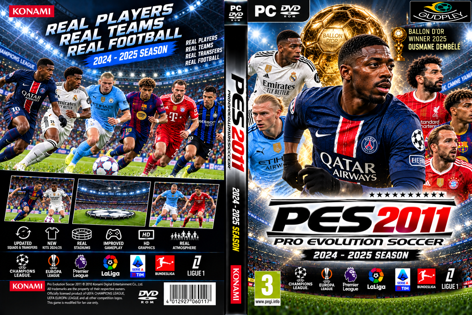 PES 2011 - Gudpley Patch Season 2024/25 (PC)