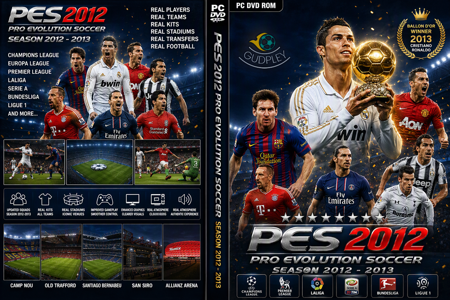 PES 2012 - Gudpley Patch Original Season 2012-13 (PC)