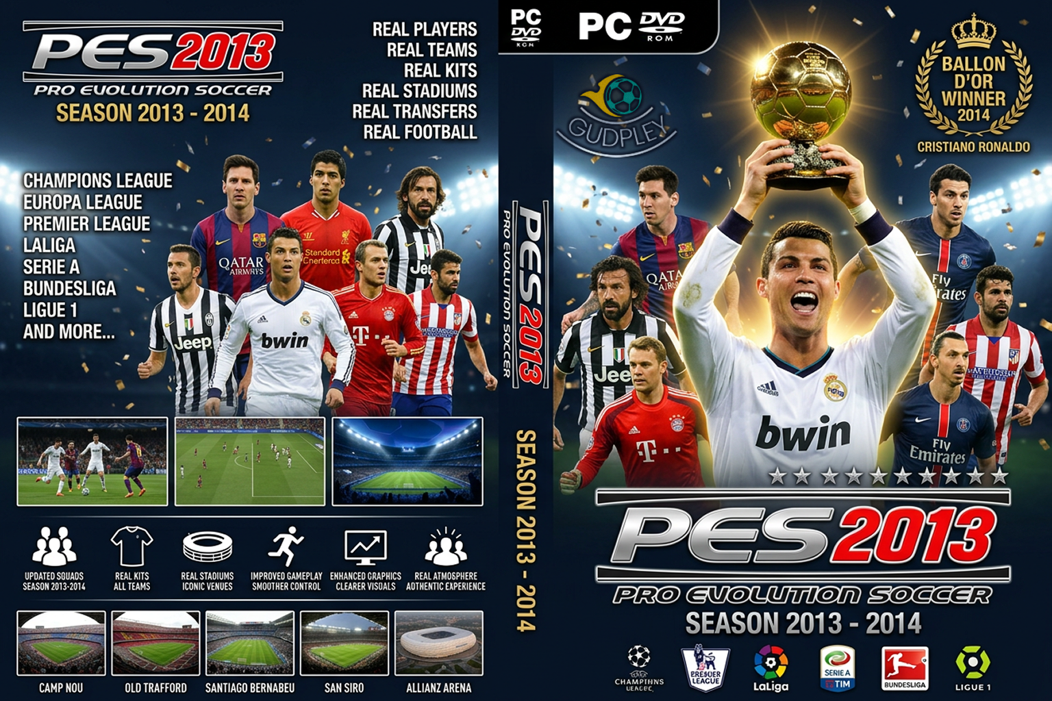 PES 2013 - Gudpley Patch Original Season 2013-14 (PC)