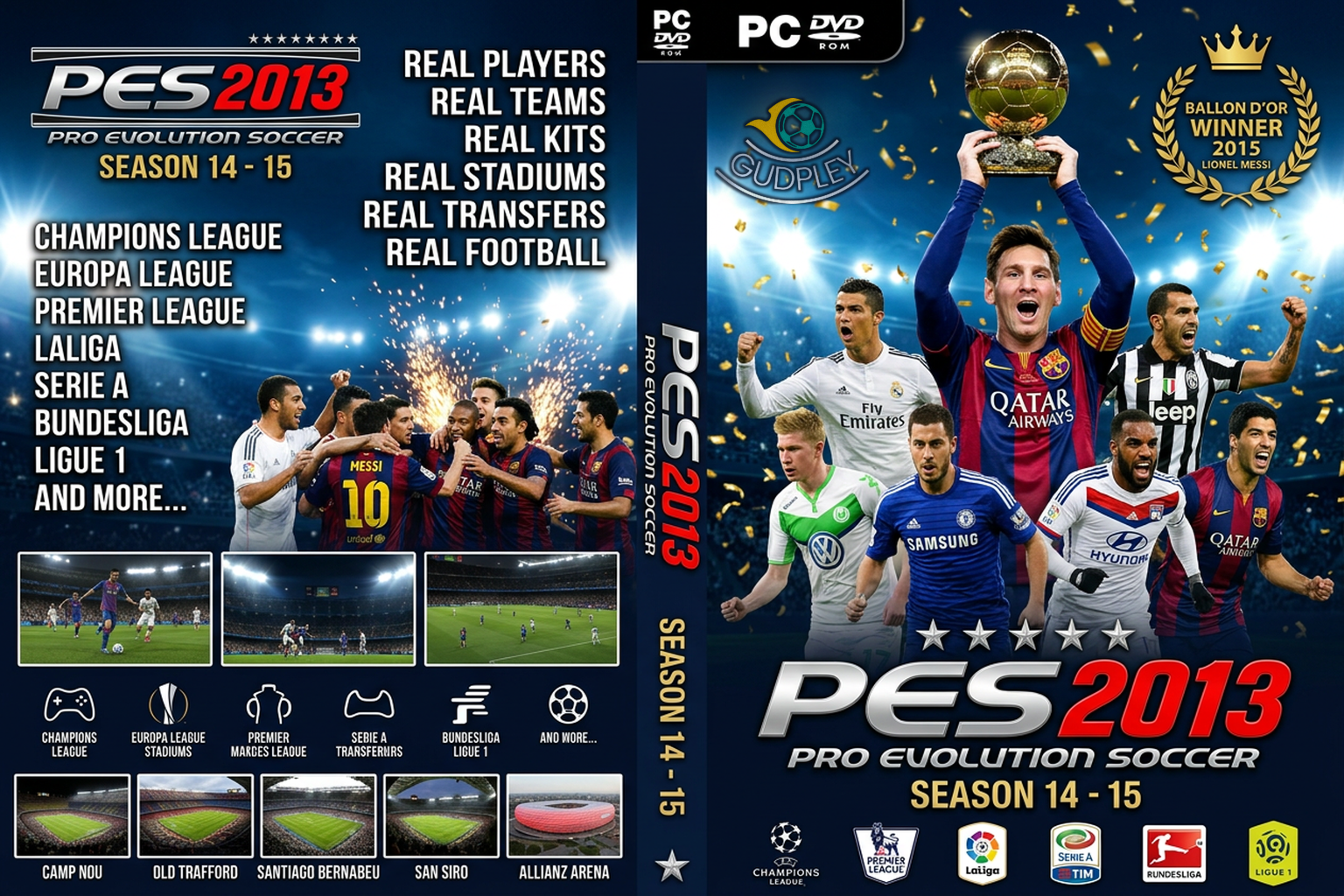 PES 2013 - Gudpley Patch Season 2014-15 (PC)