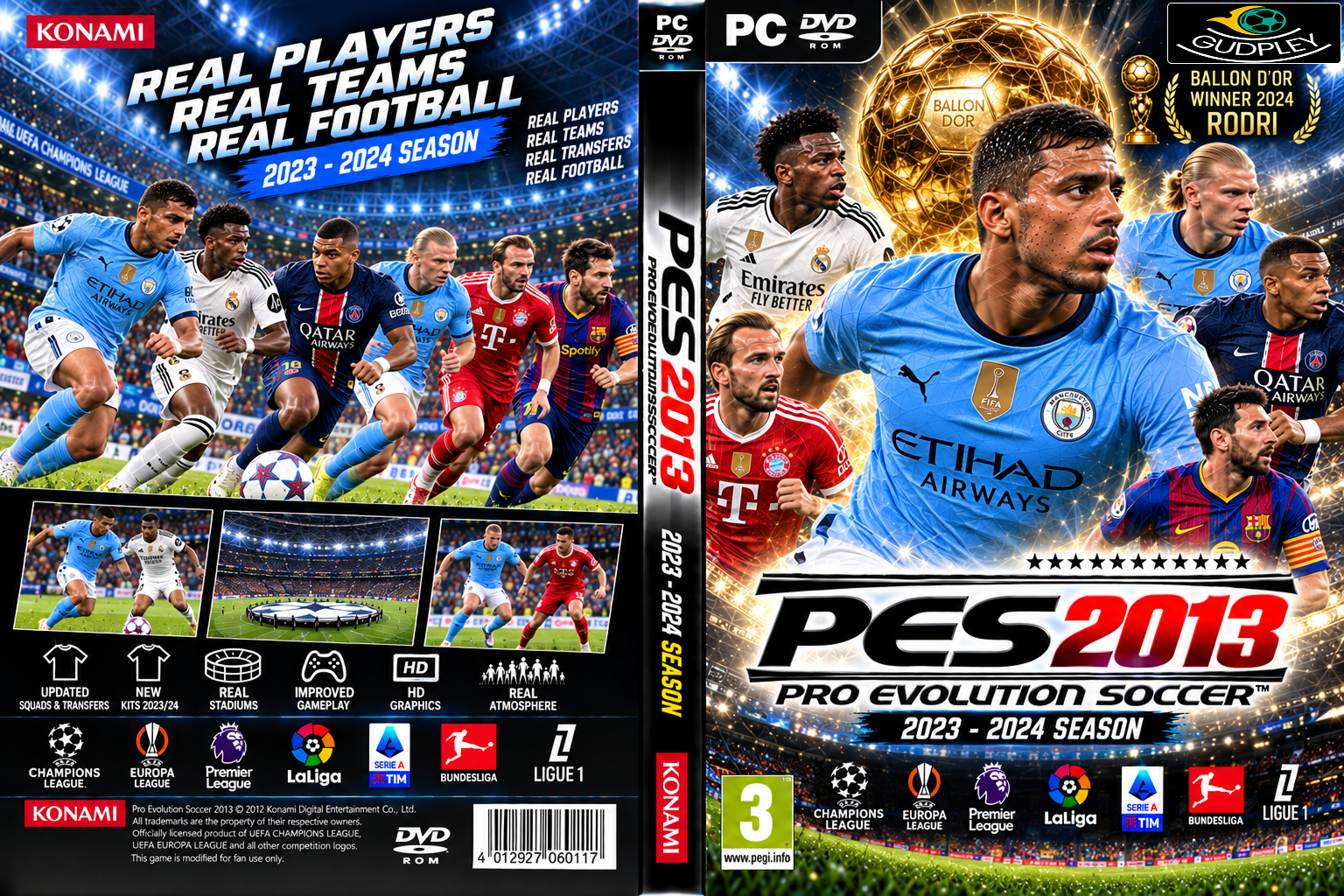 PES 2013 - Gudpley Patch Season 2023/24 (PC)