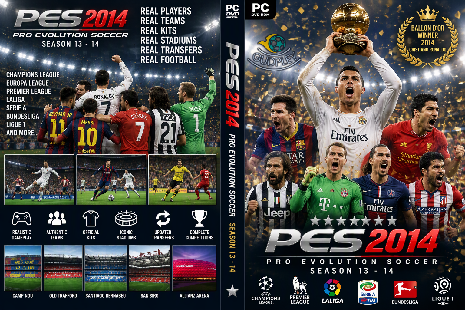 PES 2014 - Gudpley Patch Season 2013-14 (PC)