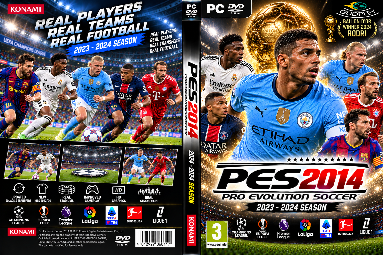 PES 2014 - Gudpley Patch Season 2023/24 (PC)