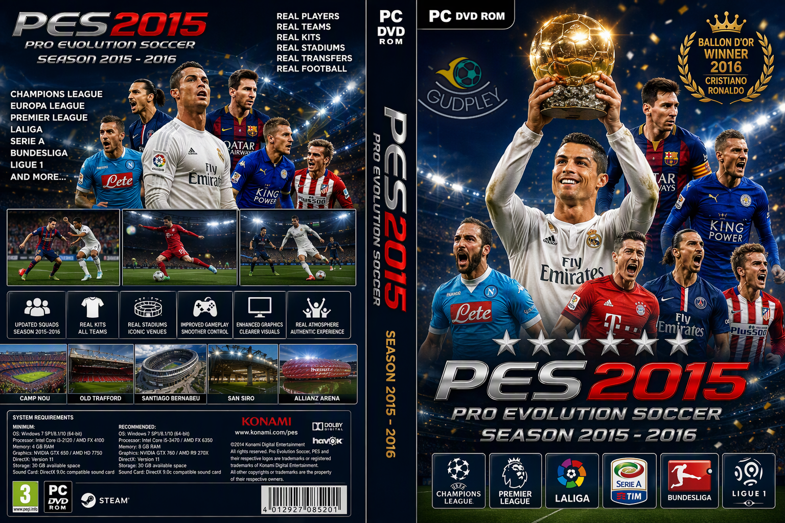 PES 2015 - Gudpley Patch Season 2015-16  (PC)