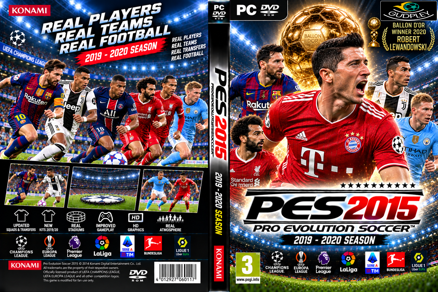 PES 2015 - Gudpley Patch Season 2019-20  (PC)