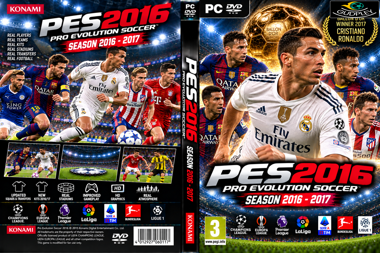 PES 2016 - Gudpley Patch Season 2016-17  (PC)