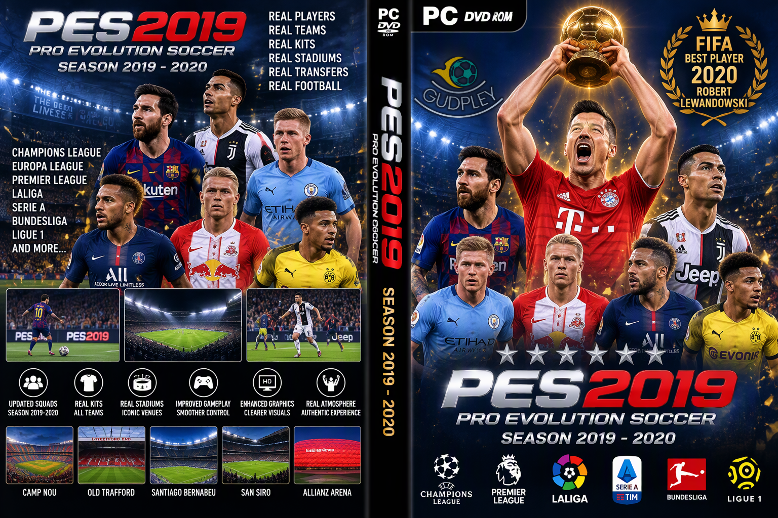 PES 2019 - Gudpley Patch Season 2019-20 (PC)