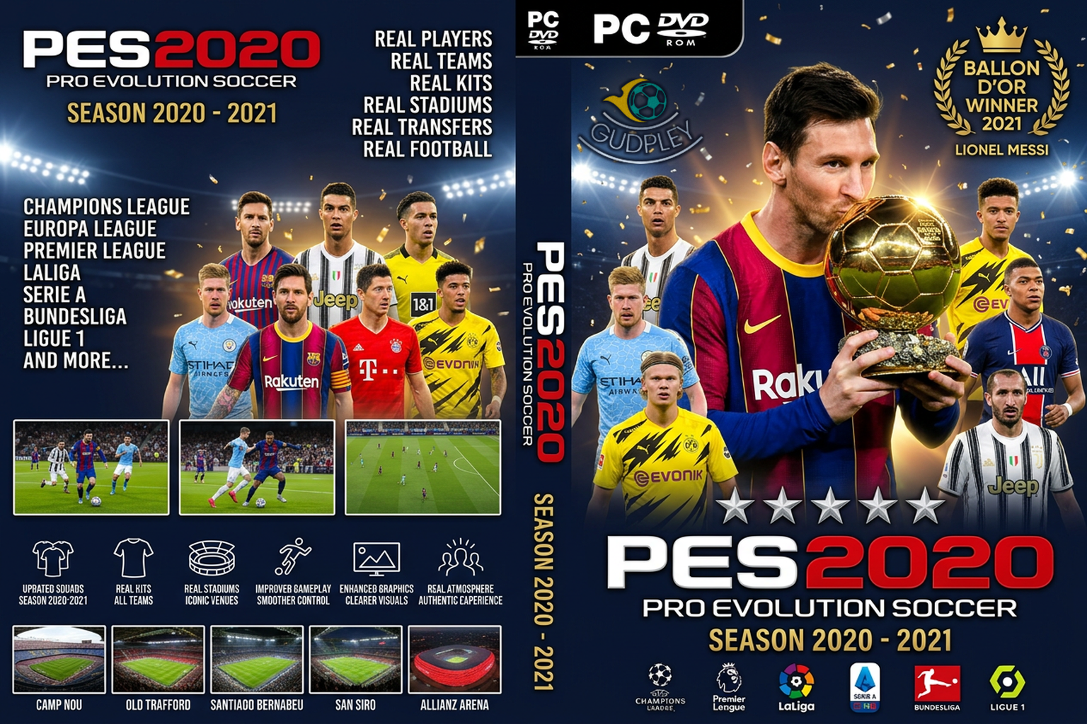 eFootball PES 2020 — Gudpley Patch Season 2020/21 (PC)