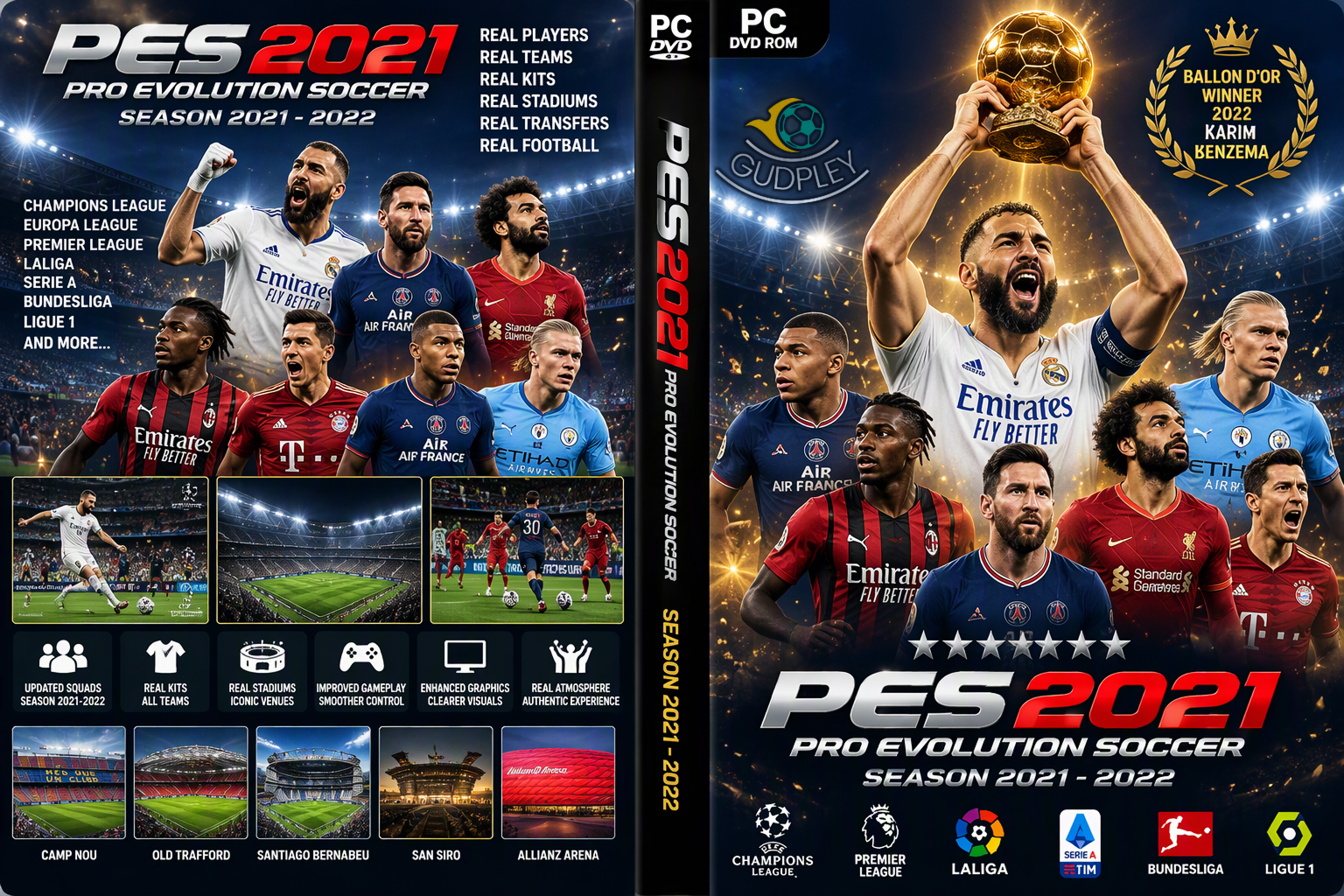 eFootball PES 2021 — Gudpley Patch Season 2021/22 (PC)